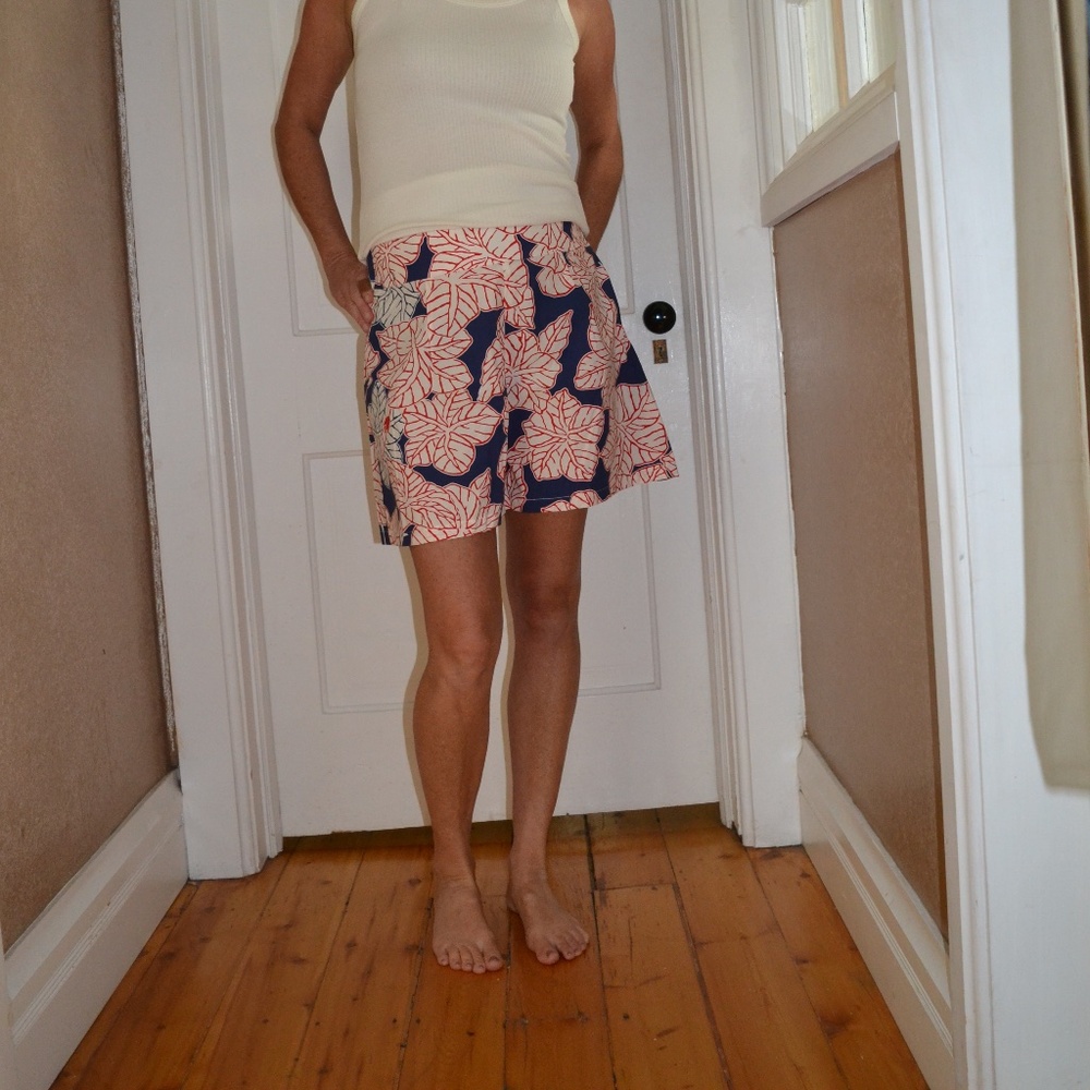 Flowered Shorts (High Waist)